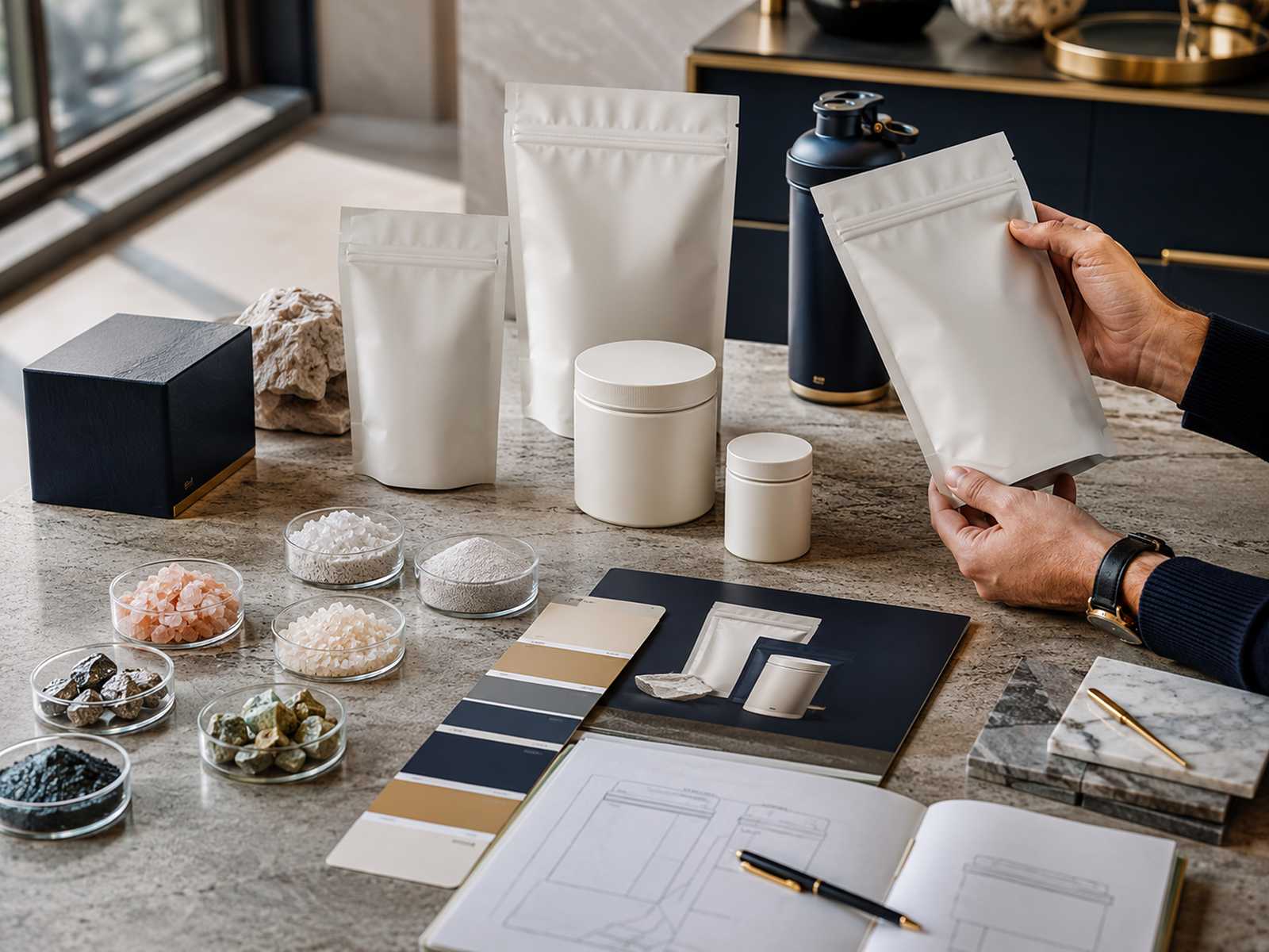 Private-label mineral product development studio